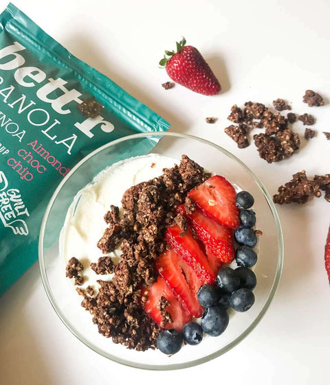 BIO granola s bademima i čokoladom