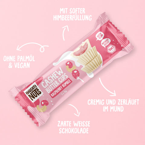 Čašice organskog maslaca od indijskog oraha Raspberry Rumble