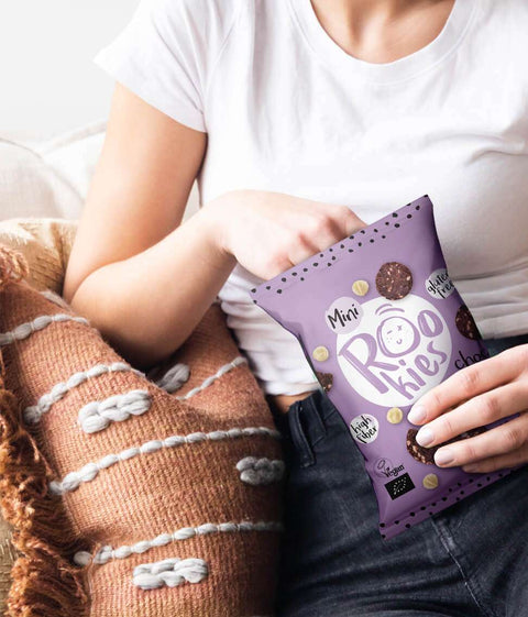 Organski mini kolačići Choc chip i lješnjaci