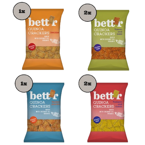 Mješavina kutija za organski keks od kvinoje, bez glutena