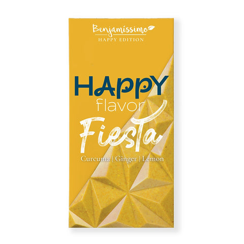 Bio Vegan Chocolate With Turmeric, Ginger And Lemon Oil, 60g | Benjamissimo