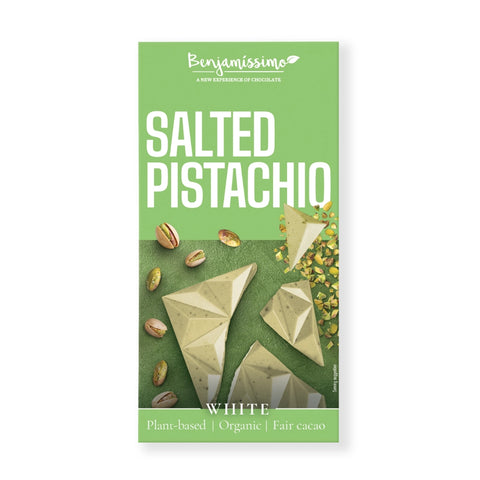 Bio Vegan Chocolate Salted Pistachio, 60g | Benjamissimo