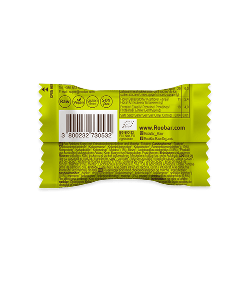 Bio Choc Chip & Matcha kuglica sa živim kulturama