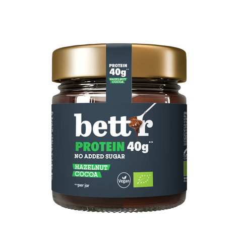 BIO Proteinski namaz lješnjak i kakao, bez dodanog šećera