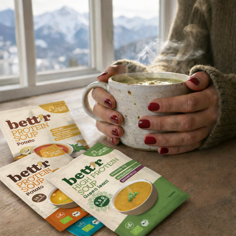 Organic Protein Soup with Green Lentils, 30g, Bett'r