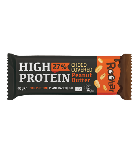 BIO visokoproteinska čokoladica s kikirikijem