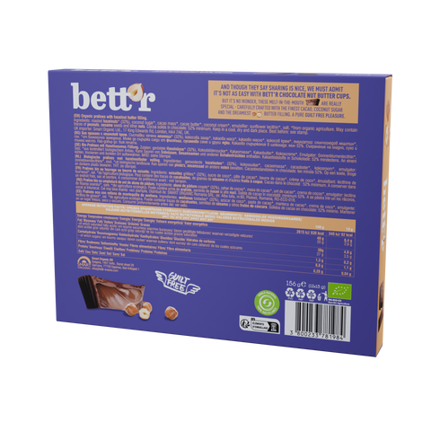 Organic box cups s kremom od lješnjaka
