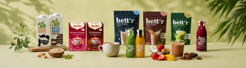 Organic & Lactose-Free Vegan Drinks collection desktop banner