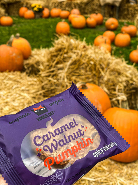 BIO jesenski kolačić s bundevom i karameliziranim orasima