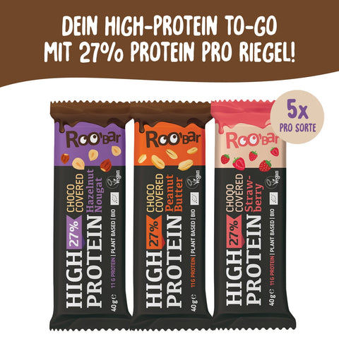 Pakiranje uzoraka Roobar visokoproteinske čokoladne pločice (15 pločica)