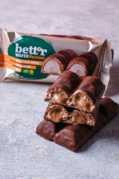 Organic Waffle pločica s kremom od lješnjaka