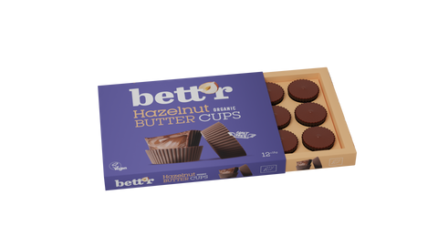 Organic box cups s kremom od lješnjaka