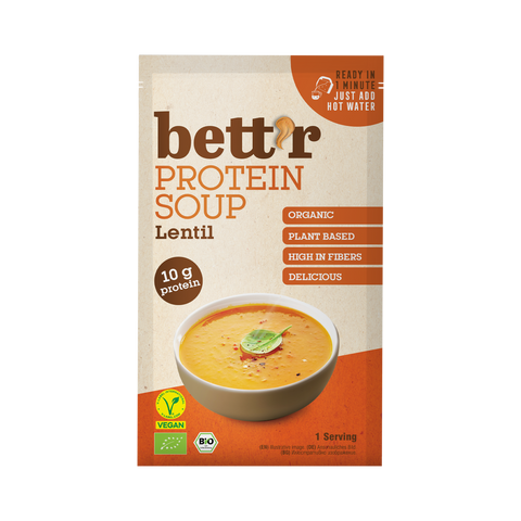 BIO proteinska juha s crvenom lećom