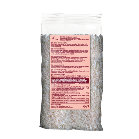 Organska basmati riža, bijela